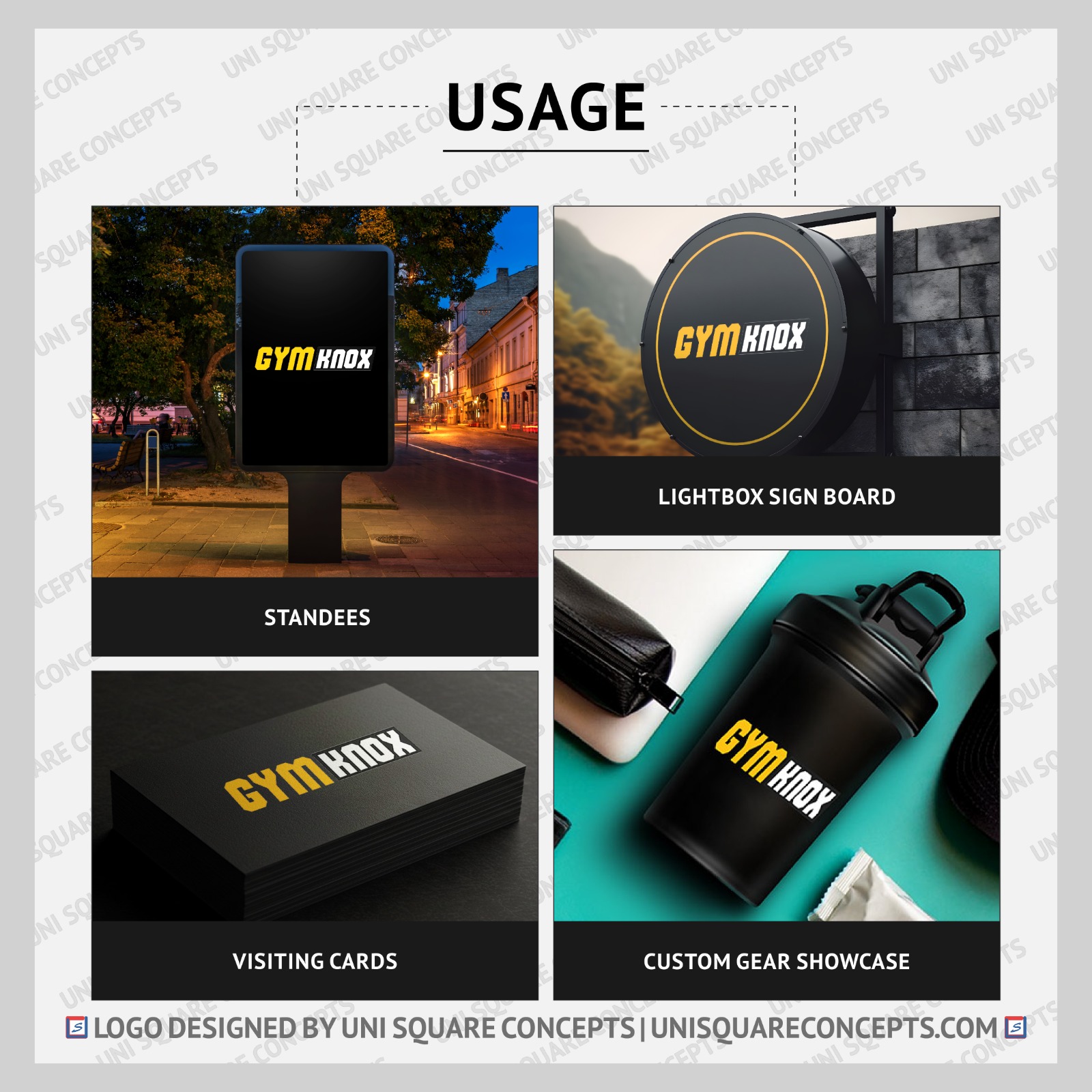 GYM KNOX: Logo Usage