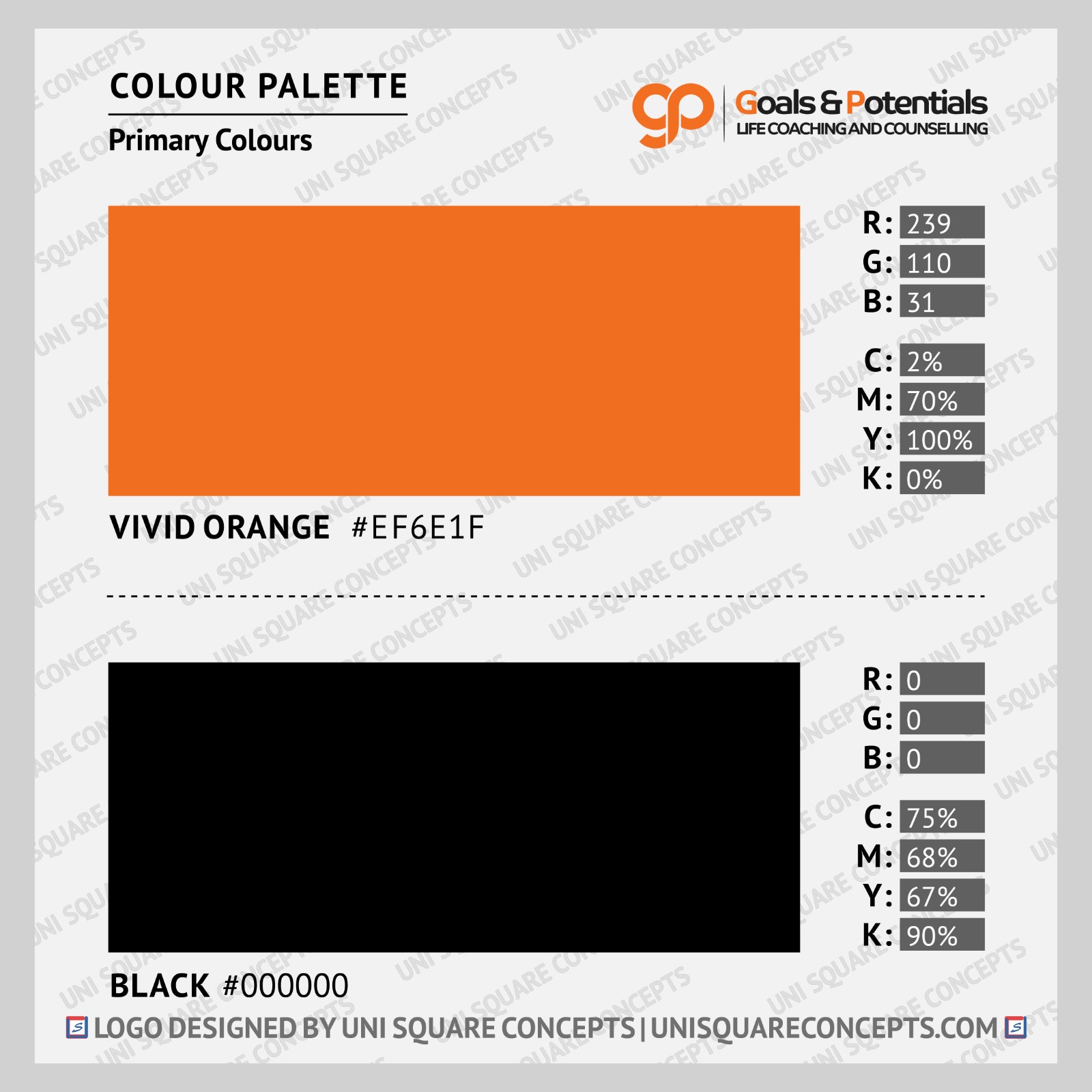 Goals & Potentials: Logo Color Palette