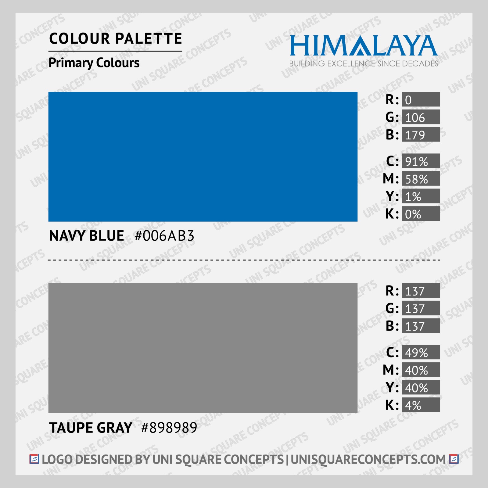 Himalaya: Logo Colour Palette