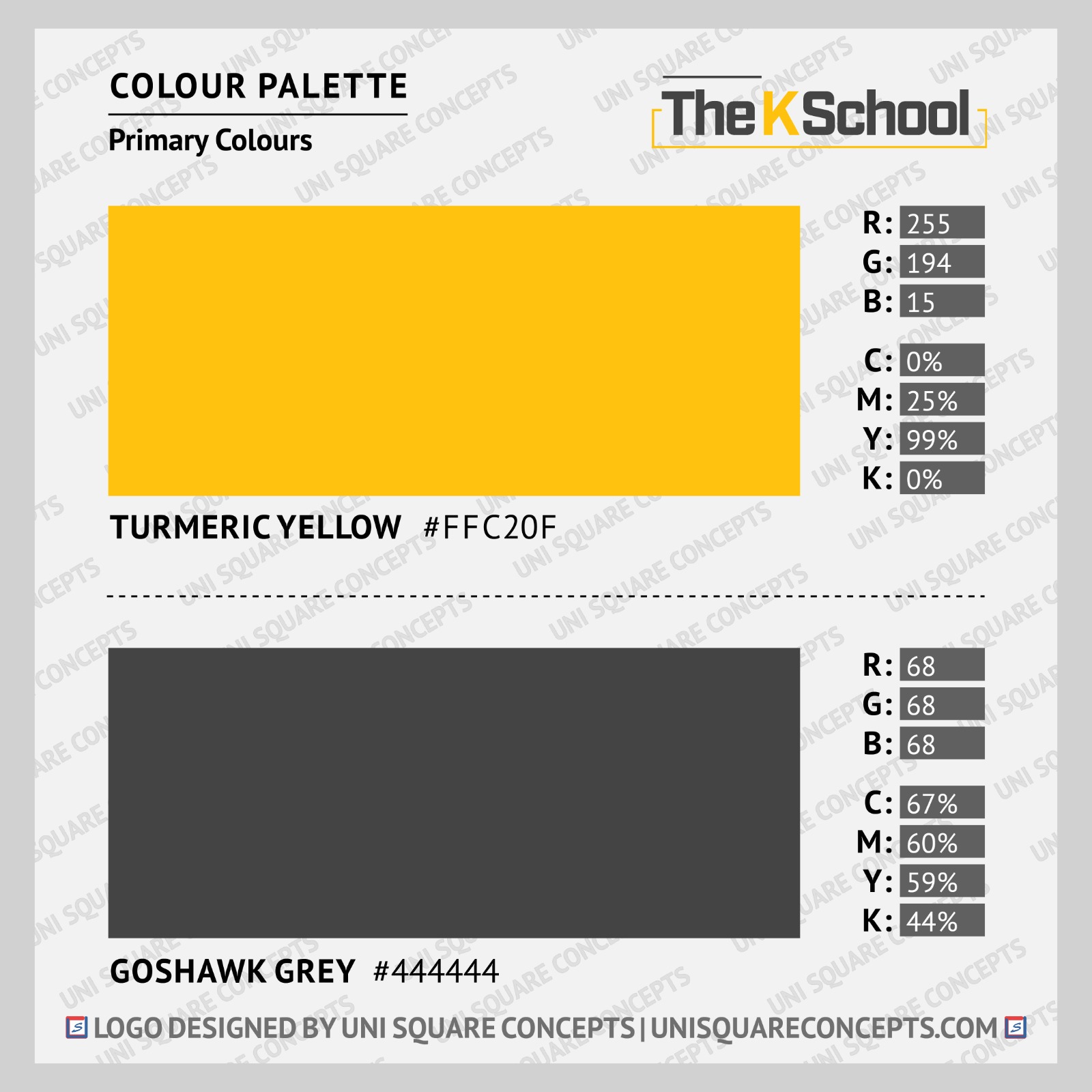 The K School: Logo Color Palette