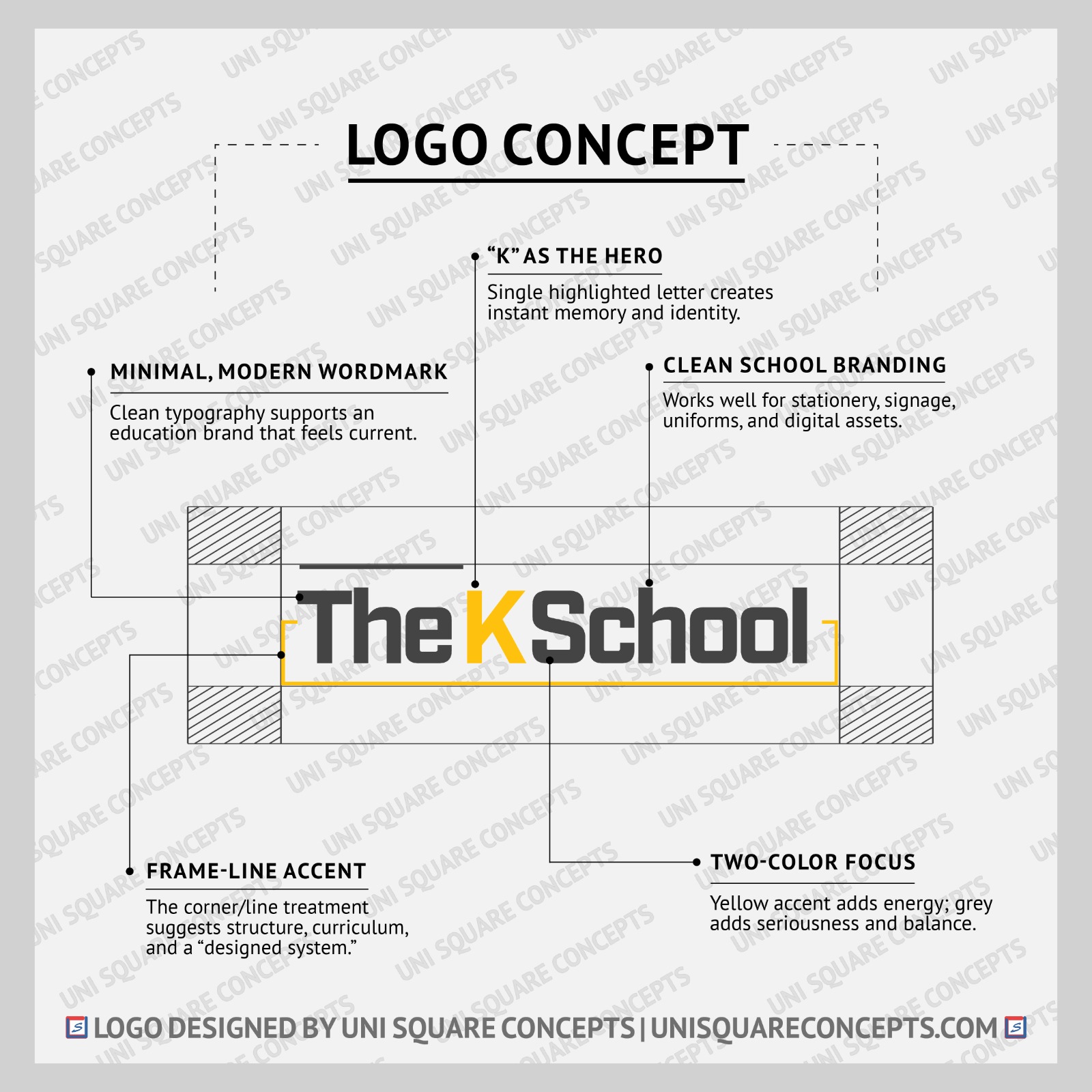 The K School: Logo Concept