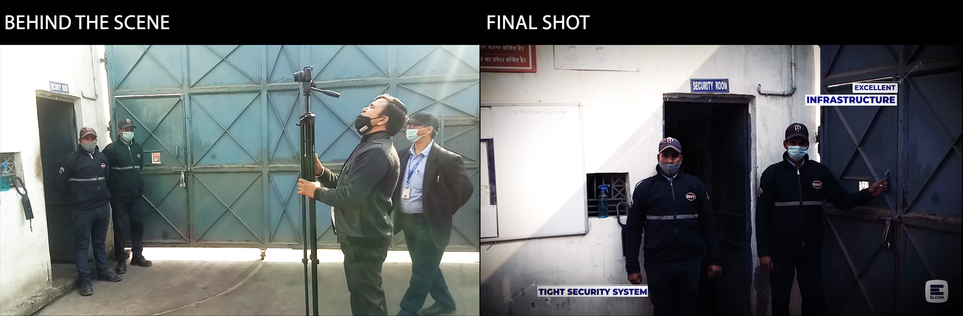 Elcon Alloys: Behind the scene and Final shot image