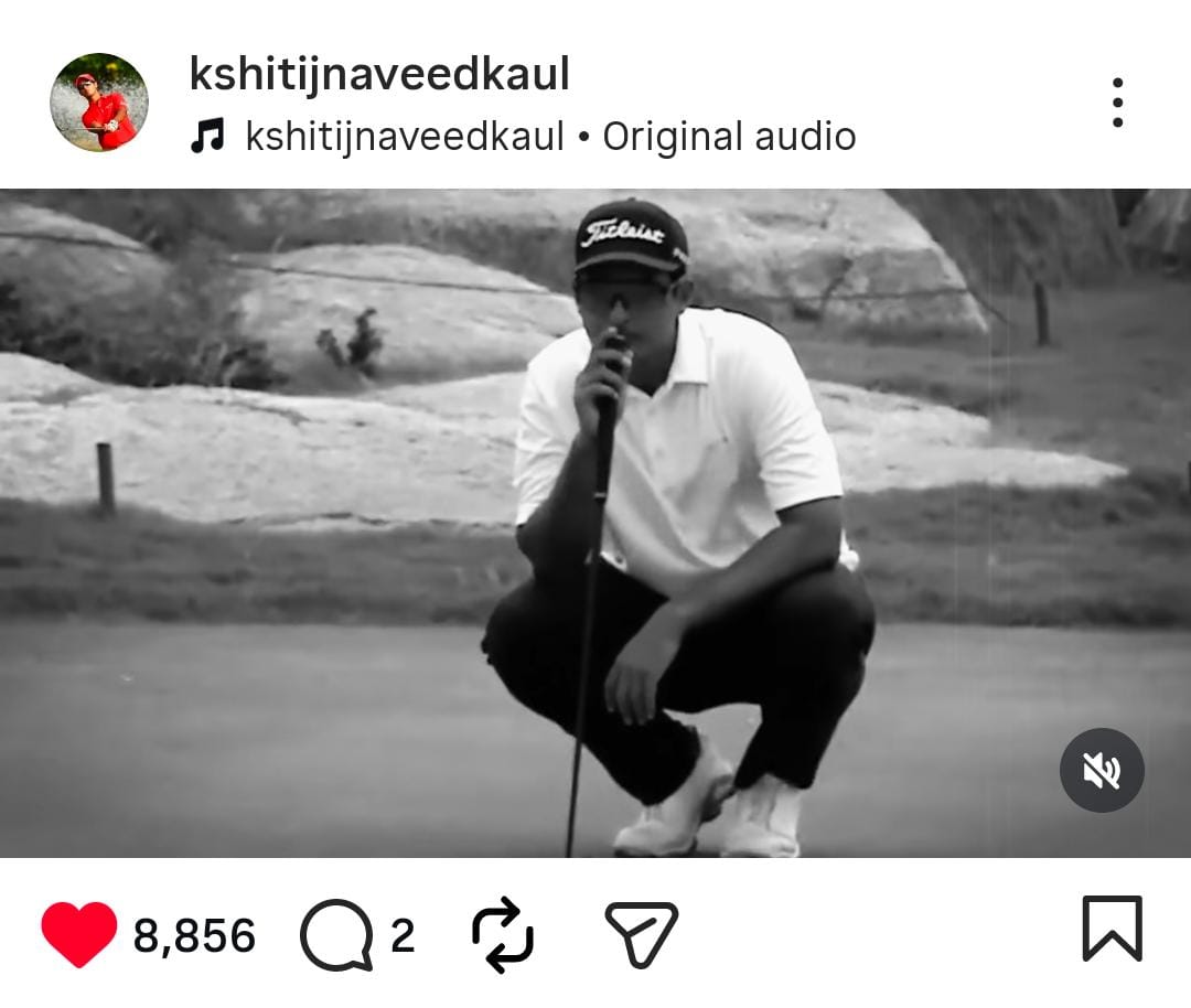 Kshitij Naveed Kaul: Instagram Video Likes