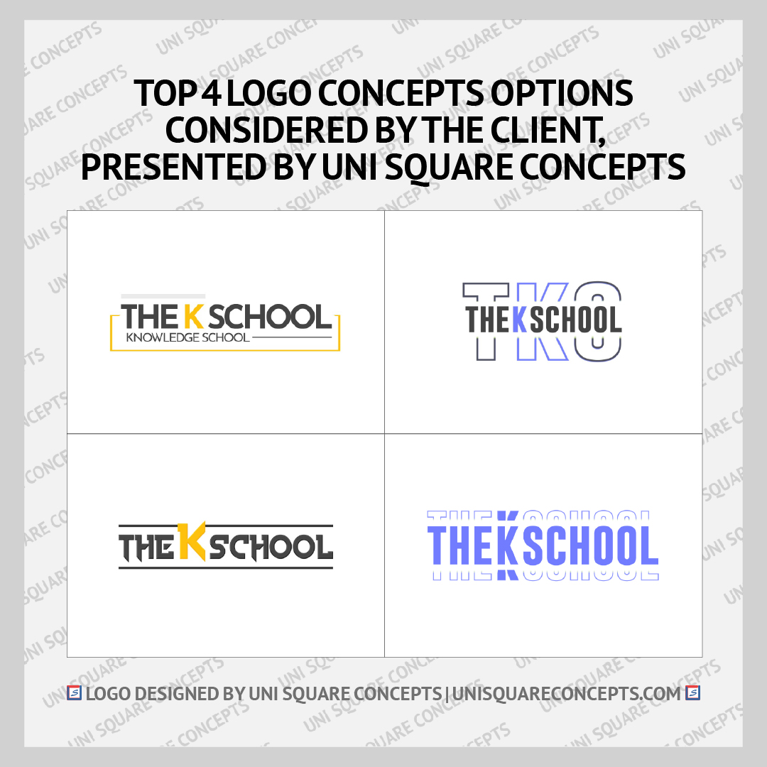 We R Stupid: The K School Logo Concepts