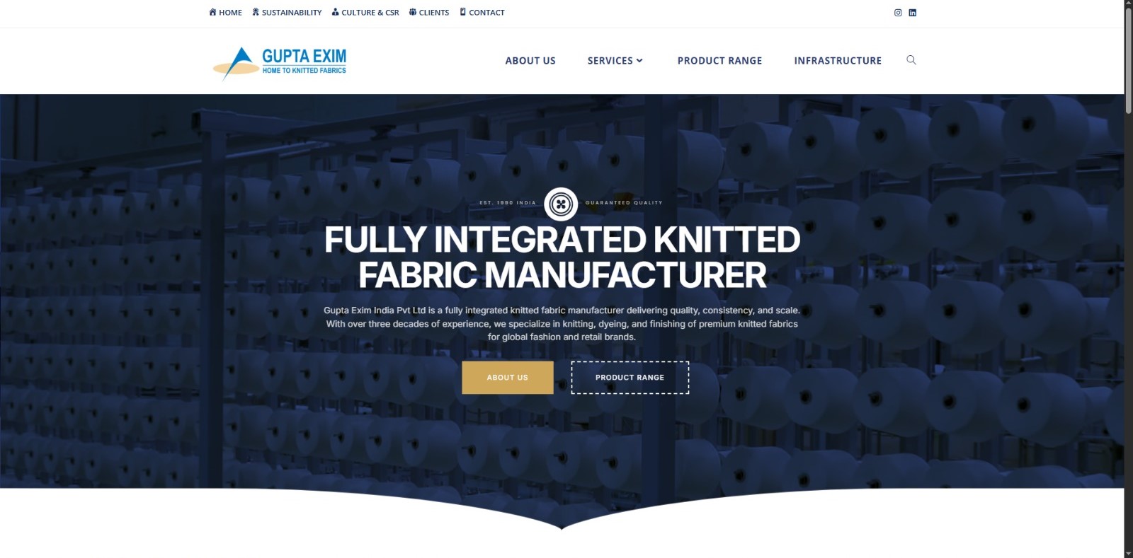 GUPTA EXIM: COMPANY WEBSITE